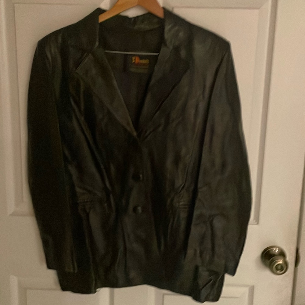 Frenkels from Argentina - Black leather blazer